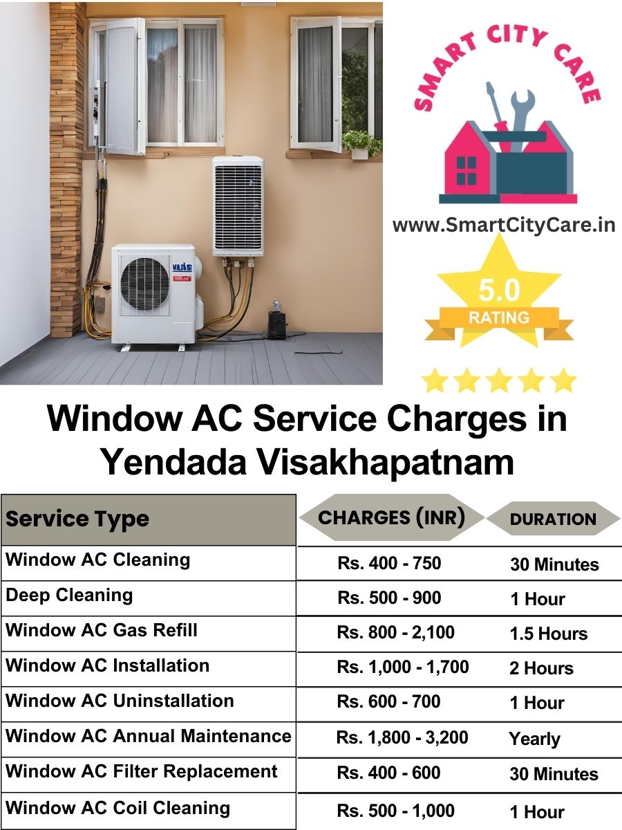 Window AC Service Charges list in  Yendada, Visakhapatnam